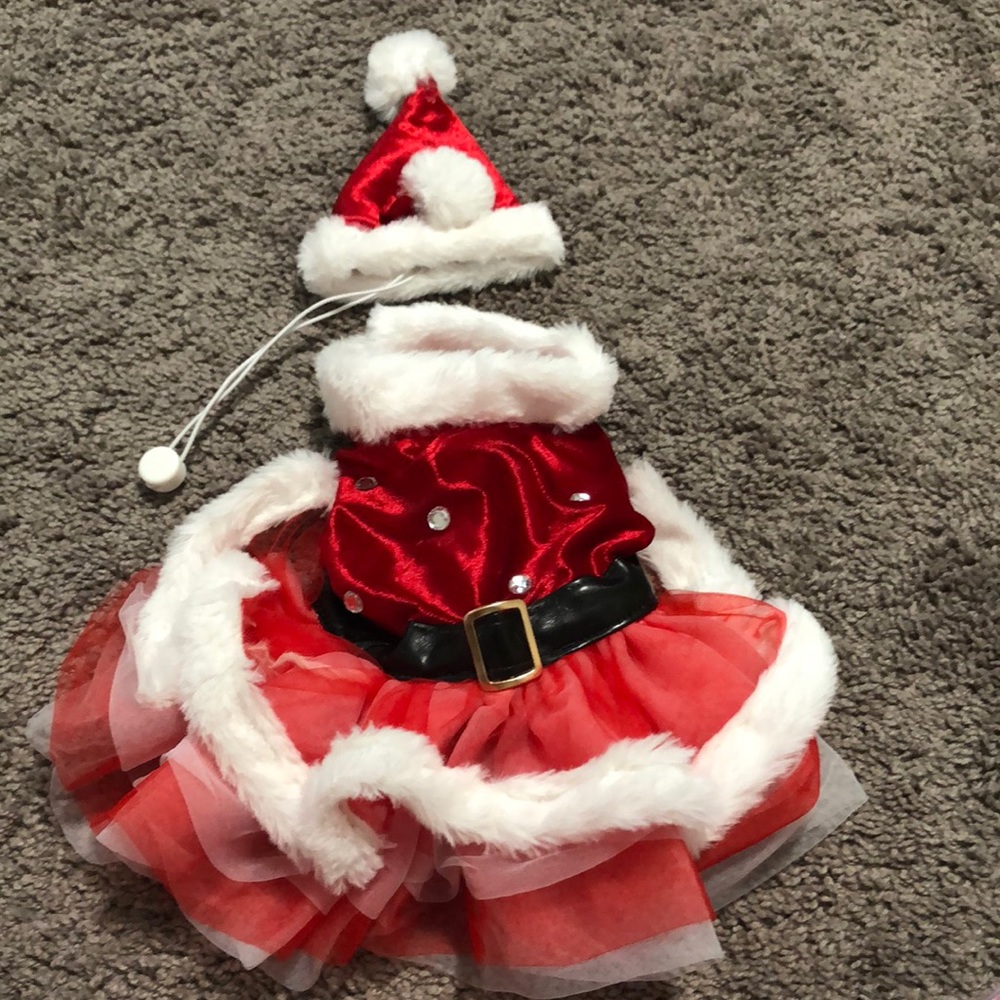 COPY - Mrs Claus pet Halloween - Christmas Costume